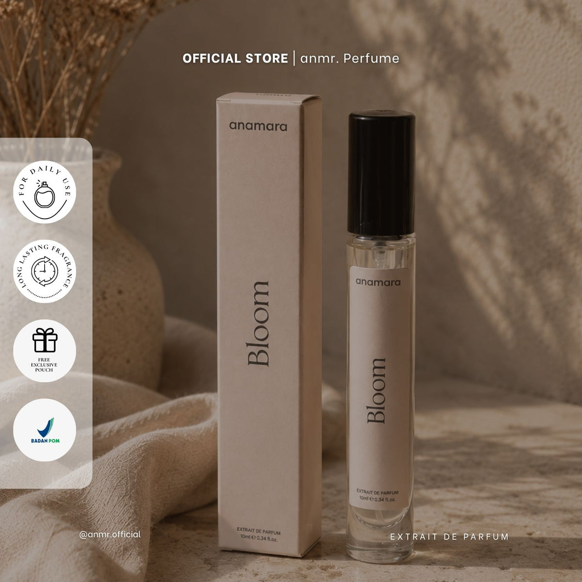 anmr. Special Edition Parfum 10ml Extrait de Parfum Unisex | Bloom Solace Lumine Mijaké | Premium Fragrance
