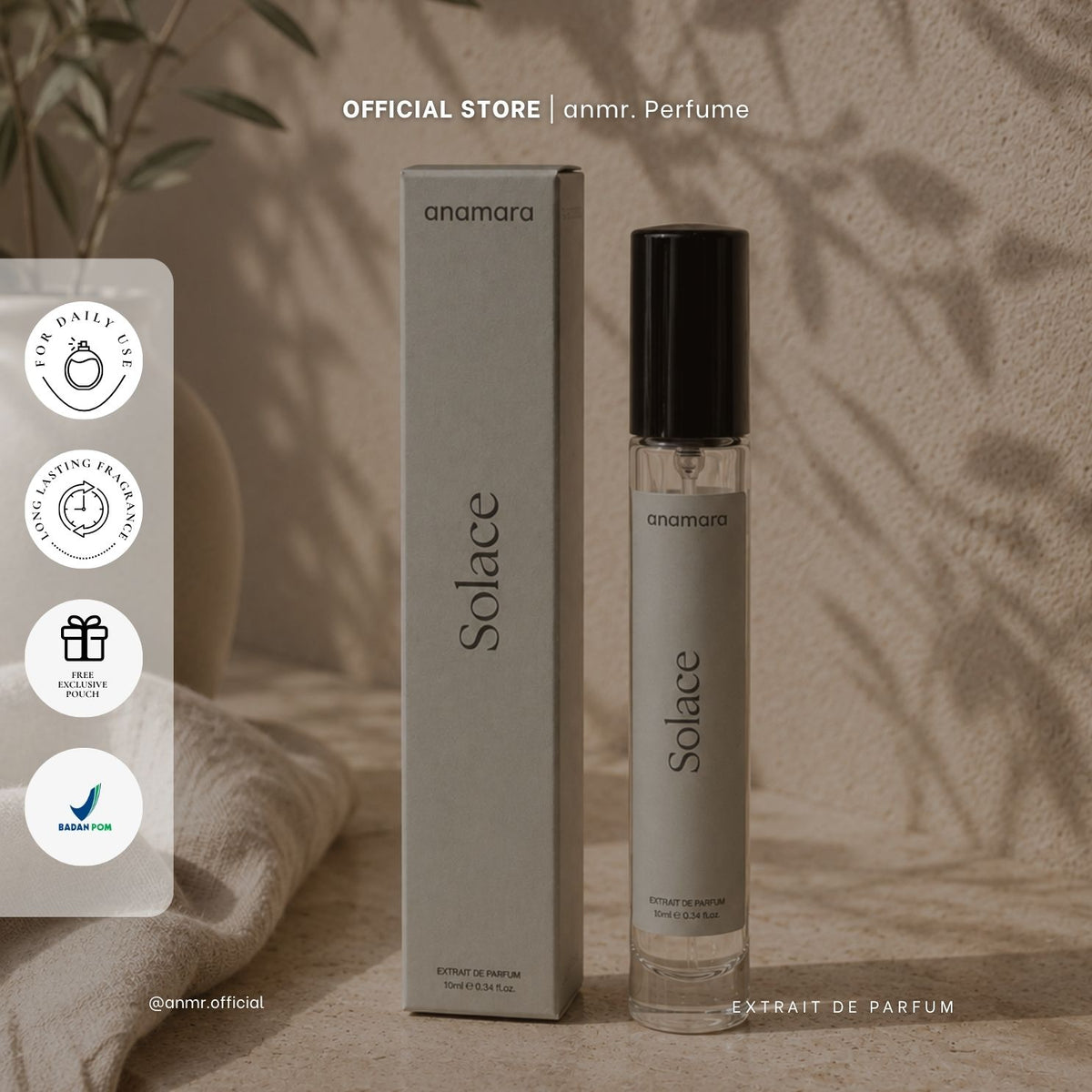 anmr. Special Edition Parfum 10ml Extrait de Parfum Unisex | Bloom Solace Lumine Mijaké | Premium Fragrance